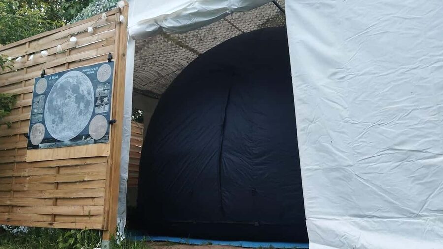 Balaton: All-Weather Private Stargazing & Planetarium Tour - Walking up to the hilltop garden