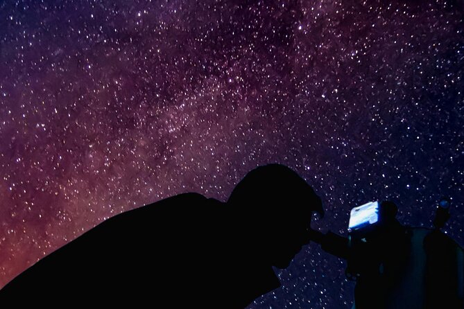 Brisbane: Glow Worms, Sunset, Telescope Stargazing & Dinner - Stargazing with a telescope and your own phone
