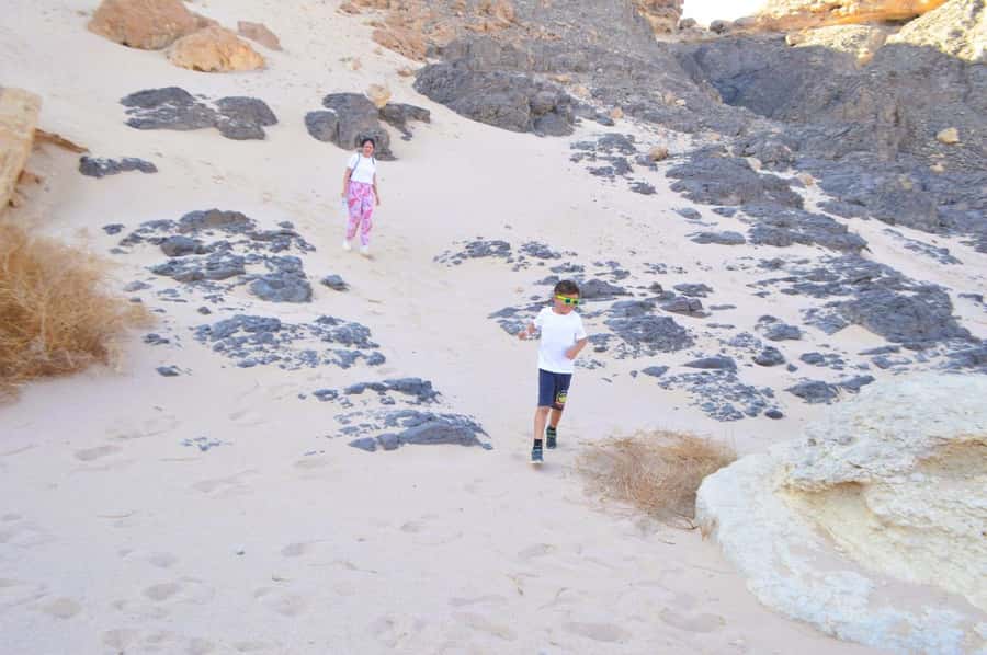 ( canyon hurghada & stargazing ) - The climbing option and the limits of the route