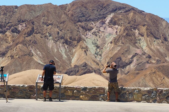 Death Valley Sunrise & Stargazing Day Tour Group Discount for 2 More People - Artists Palette and Golden Canyon show Death Valley’s softer side