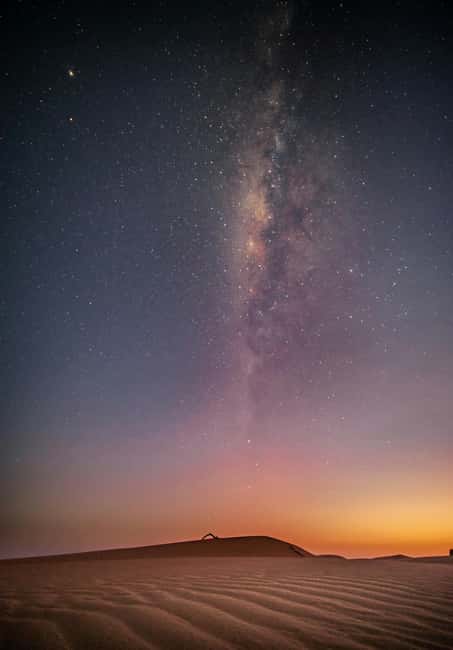 Doha: Night Desert Safari, Stargazing, and Camel Ride - Leaving Doha as the light fades