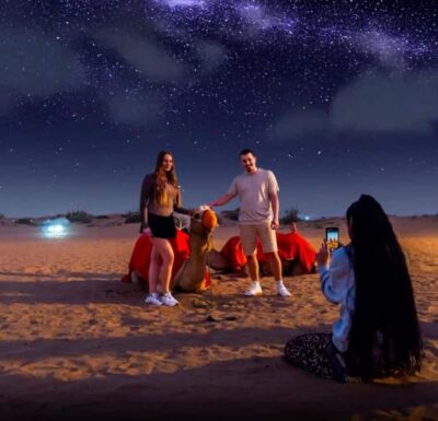 Stargazing Desert Safari w/ Dune Bashing & Camel Ride