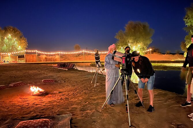 Dubai: Al Marmoom Oasis Vintage Safari: Camels, Stargazing & Meal - The camel caravan lasts 10 to 12 minutes