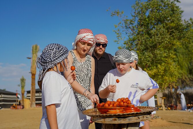 Dubai: Sunset Camel Trek, Al Khayma Camp, Stargazing & BBQ - Arriving at Al Khayma Camp