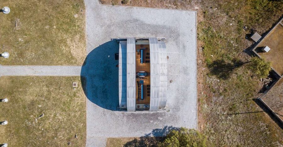 Exclusive visit to the Astronomical Observatory of Gaia - The sliding roof and semi-cylindrical design