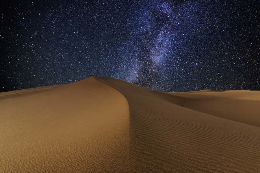 From Marrakech: Private Chegaga Desert Star Gazing 4WD Tour - The Erg Chegaga camp at sunset