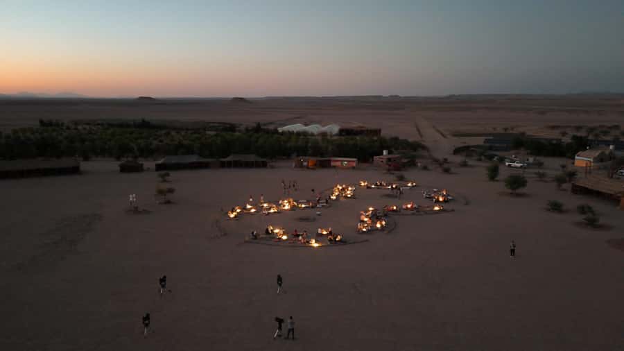 Hurghada: Star Stargazing Desert Adventure by Jeep & Dinner - Dinner under candles and open sky