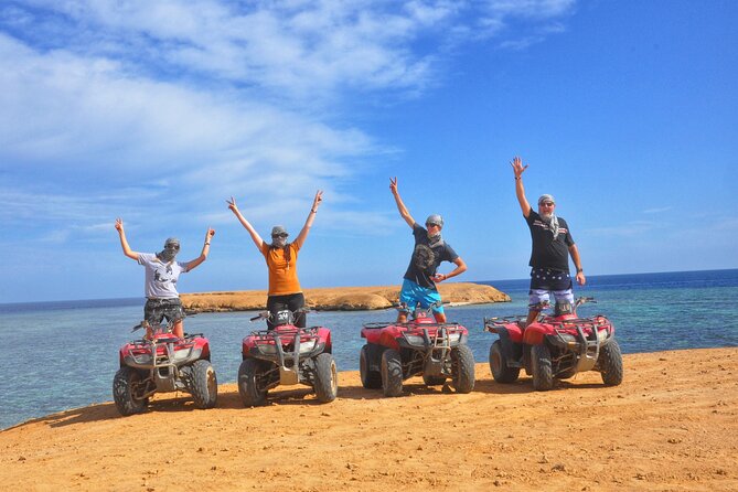 Hurghada: Stargazing, Camel Ride, Quad Bike, Bedouin Dinner, Show - Hotel pickup and the ride to the quad base