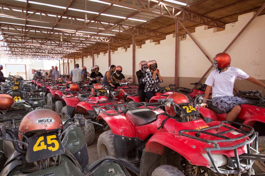 Hurghada: Sunset Quad Bike, Camel w/ Opt Stargazing and BBQ - Two hours on the quad through the Red Sea desert