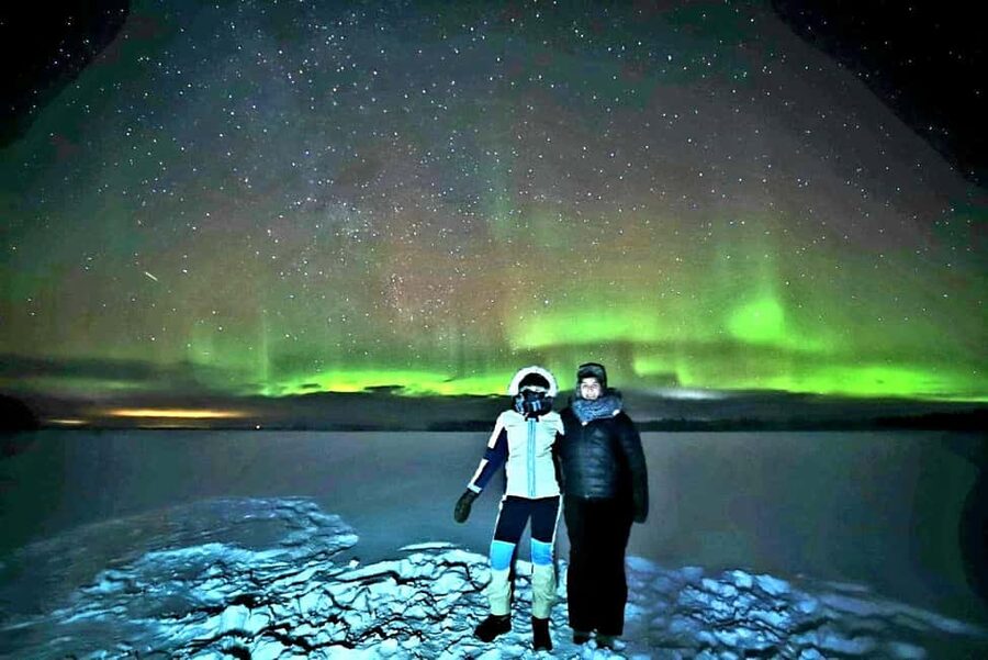 Levi: Northern Lights Tour and Stargazing by Telescope - Aurora photos from the guide