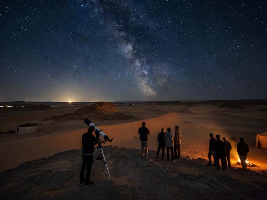 Makadi Bay: 2H Quad Bike, Camel, Stargazing, Dinner & Show - Hotel pickup and the ride to the desert base
