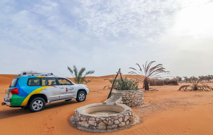 Mleiha Desert Safari with Sandboarding, Stargazing & Dinner - The Mleiha archaeology stop