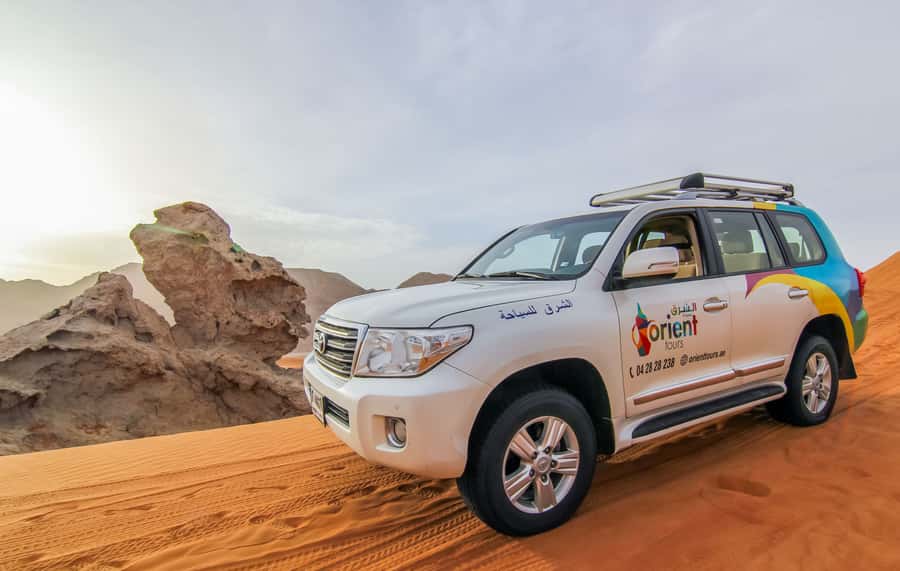 Mleiha Desert Safari with Sandboarding, Stargazing & Dinner - Dinner at Mleiha Café