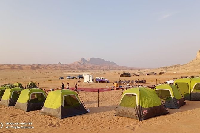 Mleiha Dubai Desert Overnight Camping Stargazing with BBQ Dinner - Stargazing with a guide under clear Mleiha skies