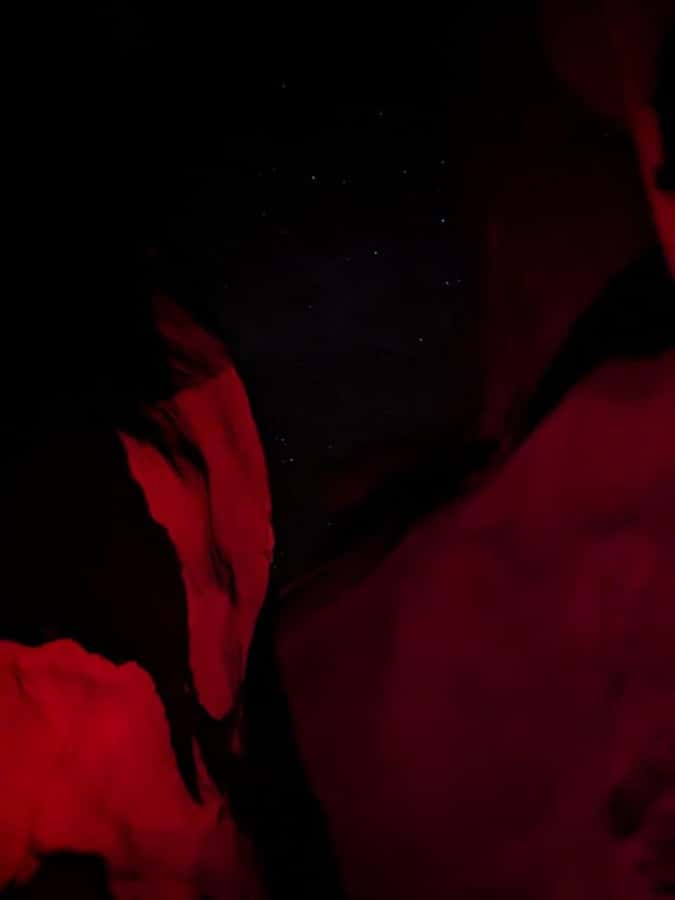 Page: Antelope Valley Canyon Stargazing Night Hike - Walking through the slot canyon after dark