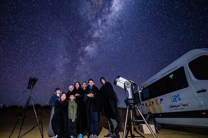 Pinnacles Desert Sunset Dinner and Stargazing Tour - Lancelin’s white dunes and a little sandboarding
