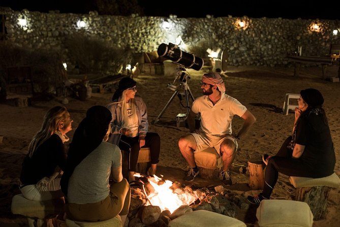 Private Night Vintage Land Rover Desert Safari & Stargazing - Stargazing with an astronomer-guide