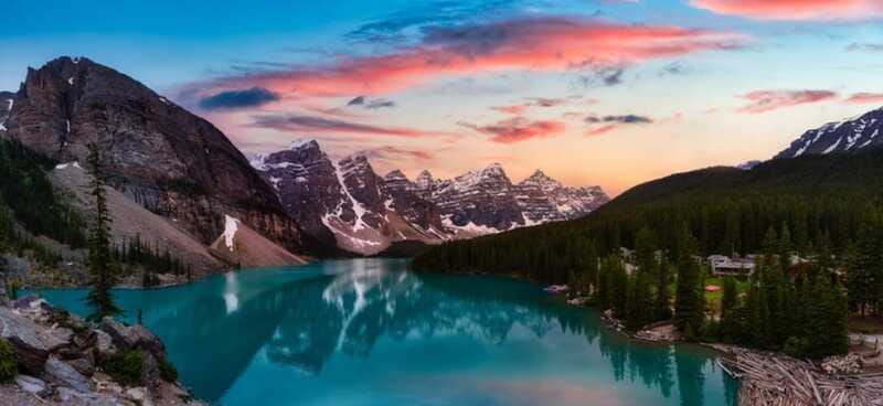 Sunrise or Sunset/Stargazing Tour at Moraine Lake from Banff - Morant’s Curve adds a worthwhile photo stop