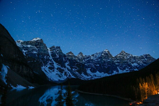 Sunset at Moraine Lake & Stargazing Tour from Canmore/Banff - Stargazing with equipment and guidance