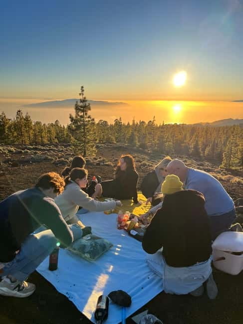 Tenerife: Teide National Park Sunset Picnic and Stargazing - Roque García and Tenerife’s volcanic shapes